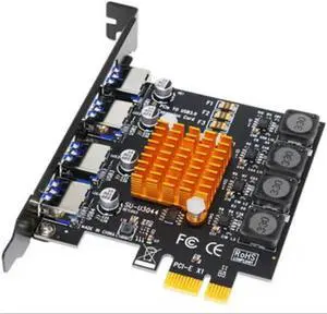 PCI e USB 3 Adapter 19 20 pin USB 3.0 PCI-e Adapter 2 port USB3 PCI express controller USB3.0 PCIe converter card For desktop