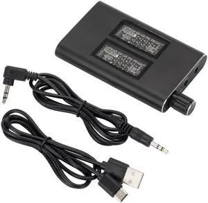 Portable Headphone Amplifier, Heavy Bass, No Low Noise, HiFi Amp, AUX Audio Adjustment, Rechargeable with Electronic Screen