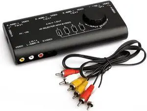 Sell AV Audio Video Signal Switcher 4 Input 1 Output Switch