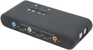 Stereo USB Dynamic Audio Optical Fiber Surround Sound Digital External 3D Sound Card 7.1 Channel Recording Playback Interface