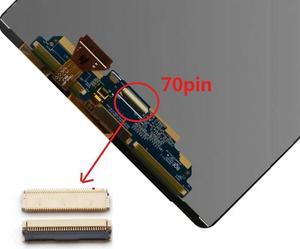 2pcs 70 Pins LCD FPC Connector On Display Board For Galaxy Tab A 10.1 2019 SM-T510/T515