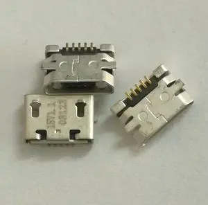 100Pcs For Nokia Lumia 710 207 208 220 Dual SIM 230 Asha 500 503 Micro Usb Cell Phones Charger Charging Connector Port