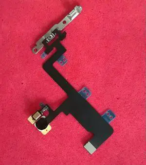 10pcs/lot Power Button Switch On/Off Flex Cable Ribbon With Metal Bracket For 6 4.7"