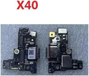 Full IC USB Plug Charge Sub Board For Moto X40 Charging Port Socket Dock Connector Flex Cable Phone Plate