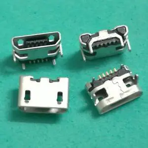 500pcs/lot Micro mini USB jack Connector for IdeaTab A2109A A2109 A charging socket port charger connector