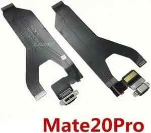 10Pcs/lot USB Charging Port Connector Charger Dock Flex Ribbon Cable For Mate 20 Pro Mobile Phone Parts