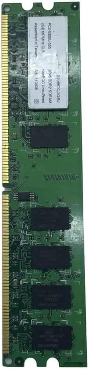 Desktop Computer Memory DDR2 PC2-5300U Fits For BUFFALO 2GB 2R*8