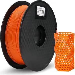JGMAKER 3D Printer Filament PLA, Dimensional Accuracy +/- 0.03 mm, 1 kg Spool, 1.75 mm Orange