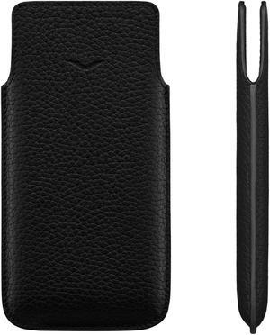 Vertu Calf Leather Phone Case for iVERTU, Wear-Resistant Shockproof Slip Phone Bag, Handmade Business Phone Case Multi-Color