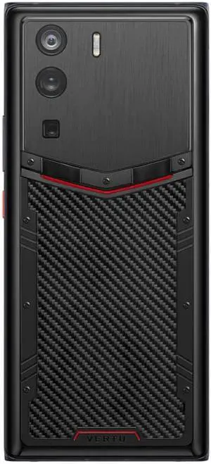 VERTU METAVERTU Carbon Fiber 5G Phone, Secure Encrypted Unlocked Smartphone with Vshot NFT 64MP Camera Dual Nano-Sim Luxury os & Web3.0 os 12G RAM + 512G ROM + 10T IPFS Storage Glossy
