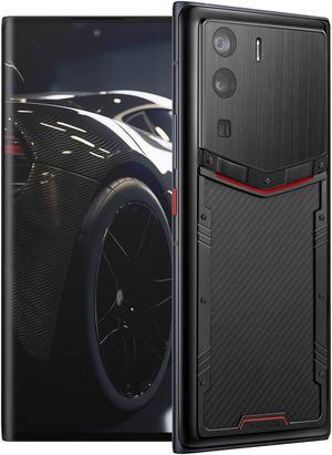Vertu METAVERTU Carbon Fiber Web3 Cell Phone Luxury os & Web3.0 os 5G Smartphone with Vshot NFT 64MP Camera Dual-Sim 12G RAM + 512G ROM + 10T IPFS Storage Black Matte