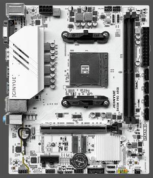 JGINYUE B450M Pro AM4 Motherboard AMD Processor Dual-channel DDR4 Memory M.2 NVME (Supports Ryen  5500 5600 5600G CPU)