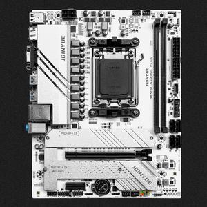 JGINYUE B650M GAMING PLUS AM5 Motherboard DDR5 64GB Dual Channel 4800 to 6000+MHz M.2 AMD Ryzen 7000/8000/9000 Series Desktop Processors