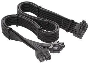 12VHPWR 90 Degree Adapter for C.orsair PCIE 5.0 16AWG 600W 12VHPWR Adapter Dual 8 Pin PCIe to 16 Pin 12+4 Pin for RTX 4090 4080 3090TI 4070Ti Graphics Card GPU, ONLY for C.orsair Power Supply (Type A)