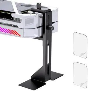 BUCIER GPU Support Bracket, GPU Brace, Video Card Holder Bracket with Bottom Adhesive, GPU Stand, Adjustable Anti Sag GPU Stand 35-120mm, Support GPU 4090 Thickness Support up to 75mm