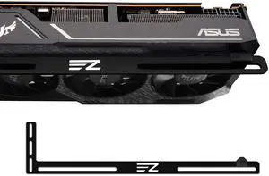 GPU Holder,Graphics Card Brace Support,Video Card Holder,GPU VGA Bracket for Custom Desktop PC Gaming-3mm Aluminum-Black