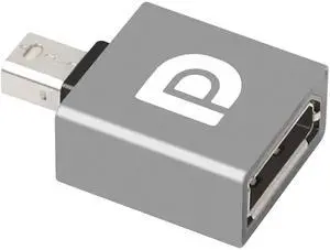 BUCIER Mini Displayport to Displayport Adapter Converter 8K@60Hz Mini DP Male to DP 1.4 Female Adapter DP to Mini DP Extender for Laptop PC TV Monitor