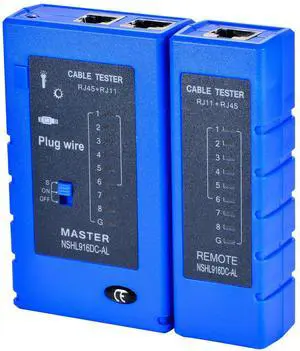 BUCIER Network Cable Tester Test Tool RJ45 RJ11 RJ12 CAT5 CAT6 UTP USB LAN Wire Ethernet