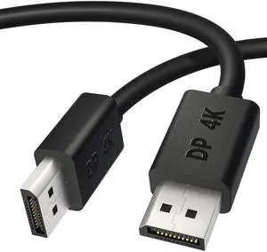 BUCIER 4K DisplayPort Cable, 6 FT DP to DP Cable 1.2, High Speed 4K@60Hz 2K@165Hz @144Hz 1080p for PC TV Laptop Gaming Monitor