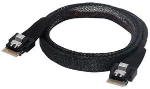 BUCIER PCI-E Slimline SAS 4.0 SFF-8654 4i 38pin Host to SFF-8654 Slim SAS Target Cable 50cm