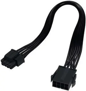 BUCIER (2-Pack) CPU 8 Pin Extension Cable, Motherboard ATX CPU 8 Pin (4+4) Male to Female Adapter for Power Supply PSUs 9.5-inch(24cm)