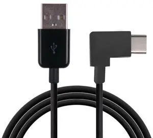 BUCIER 100cm Right Angled USB 3.1 Type C USB-C to USB 2.0 Cable 90 Degree Connector Compatible for Tablet & Mobile Phone