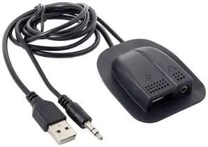 BUCIER Backpack USB 2.0 & Audio 3.5mm Charging Extension Cable Practical Convenient Outdoor Travel Camping External