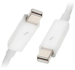 BUCIER 0.5m Thunder Bolt 2 Port to Thunder Bolt 2 Male to Male Video Data Cable for Mac Air Pro 2013 2014 2015 (50cm)