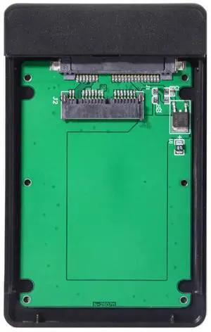 BUCIER USB 3.1 Type-C USB-C to 1.8 Inch Micro SATA 16pin 7+9 SSD for External Hard Disk Enclosure 5Gbps