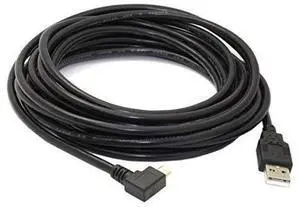 BUCIER Right Angled 90 Degree Micro USB 2.0 Type 5Pin to USB 2.0 Type-A Data Charge Cable 480Mbps Data for Phone Tablet Computer Camera (100cm)