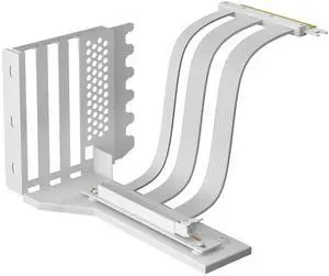 BUCIER 2-Slot GPU Support Bracket with 180mm PCIe 5.0 Riser Cable for GPU Vertical Mount, Compatible with RTX5090 RTX4090 RX9070 RX7900, PC Cases with Open PCI 7/8-slot Design