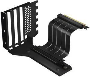 BUCIER 3-Slot GPU Support Bracket with 150mm PCIe 4.0 Riser Cable for GPU Vertical Mount, Compatible with RTX 40/30 Series and Radeon RX7000/RX6000 Series, PC Cases with Open PCI 7/8-slot Design