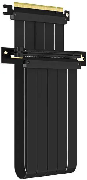BUCIER 400mm PCIe 4.0 X16 Riser Cable for PCIe 4.0/3.0 GPUs, Such as GeForce RTX 40/30 Series and AMD Radeon RX7000/RX6000 Series, etc
