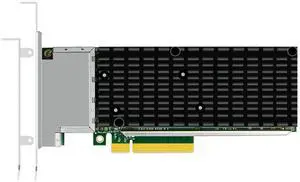 BUCIER ST7223 4-Port 10G RJ45 Ethernet Network Card with Intel X710 Controller, PCIE 3.0 X8 Interface, Support Windows 11/10/Windows Server/Linux/ESX/VMware ESXi(Not Support Mac OS)
