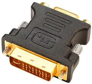 BUCIER DVI Male to VGA Female Adapter High Speed DVI-I24+5 Port Converter for HDTV, Plasma, DVD and Projector
