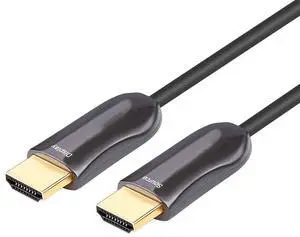 BUCIER Ultra Slim Extra Long Fiber Optic HDMI 2.0 Cable 100 Feet Supports 4K 60Hz 18Gbps High Speed for Projector Laptop Computer Monitor TV Camera (31 Meters)