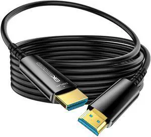 BUCIER Fiber Optic HDMI Cable 30 FT, 8K Slim HDMI 2.1 Cable, 48Gbps Ultra High Speed HDMI Cord, 8K@60Hz 4K@240Hz, Dynamic HDR, eARC, HDCP 2.2&2.3, 3D, Compatible for PS4/5/Xbox/TV/Laptop/Monito/HDTV
