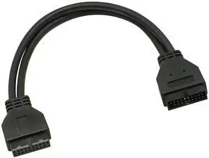 BUCIER USB 3.0 20Pin Header Extension Cable FENGQLONG Male to Female Extension Cable
