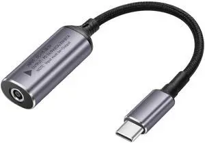 BUCIER PD 140W DC4530 to USB C Cable DC 4.5mm x 3.0mm Female(4.5 x 0.6mm) Input to Type C Male Power Charging Cable with PD Automatic Identification Chip,for Phones,Tablets,Laptops(DC4530)