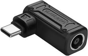 BUCIER PD 140W DC6037 to Type C Power Charging Adapter DC 6.0mm x 3.7mm Female (6.0 x 0.6mm) Input to USB C Male Connector with PD Automatic Identification Chip,for Phone,Tablet,Laptop (DC6037 Q)