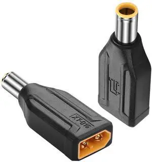 BUCIER 2 Pack XT60 to DC7909 Adapter XT60 to DC 7.9mm X 0.9mm Wireless for TS100 Soldering Iron, FPV Monitor Power,Drone (XT-016)