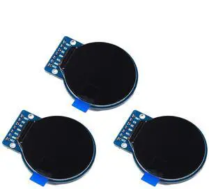 BUCIER 1.28 Inch TFT LCD Display Module Round RGB 240 * 240 GC9A01 Driver 4 Wire SPI Interface 240x240 PCB for Arduino 3PCS