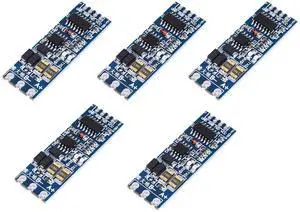 BUCIER TTL to RS485 Module 485 to Serial UART Level Mutual Conversion Hardware Automatic Flow Control Module TTL Turn to RS485 Module 3.3V-5.5V (5pcs)