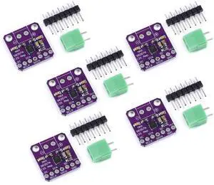 BUCIER Max98357 I2S 3W Class D Amplifier Breakout Interface Dac Decoder Module Filterless Audio Board for Raspberry Pi 5pcs