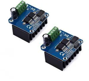 BUCIER BTS7960 43A High Power H-Bridge DC Motor Driver Module DC Motor Controller Module for Arduino Smart Car 2pcs