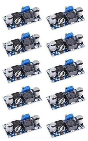 BUCIER LM2596S LM2596 Buck Converter 3A DC-DC 3-40V to 1.5-35v DC Voltage Regulator Step Down Adjustable Module High Efficiency (10PCS)