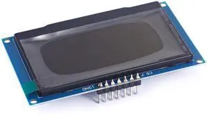 BUCIER 2.42 inch 128x64 OLED LCD Display Module SSD1309 7 Pin SPI/IIC I2C Serial Interface for Arduino UNO R3 - White Light