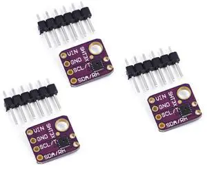 BUCIER SHT31-D SHT31 Temperature Humidity Sensor Module 2.4V-5.5V I2C IIC for Arduino 3pcs