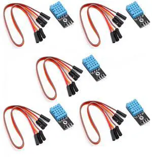 BUCIER DHT11 Digital Temperature and Humidity Sensor Module for Arduino Raspberry 5pcs