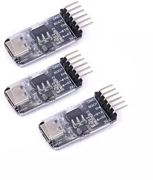 BUCIER Auto Downloader Burner USB to Serial Burner Module USB to TTL Module for ESP32 ESP8266 3pcs